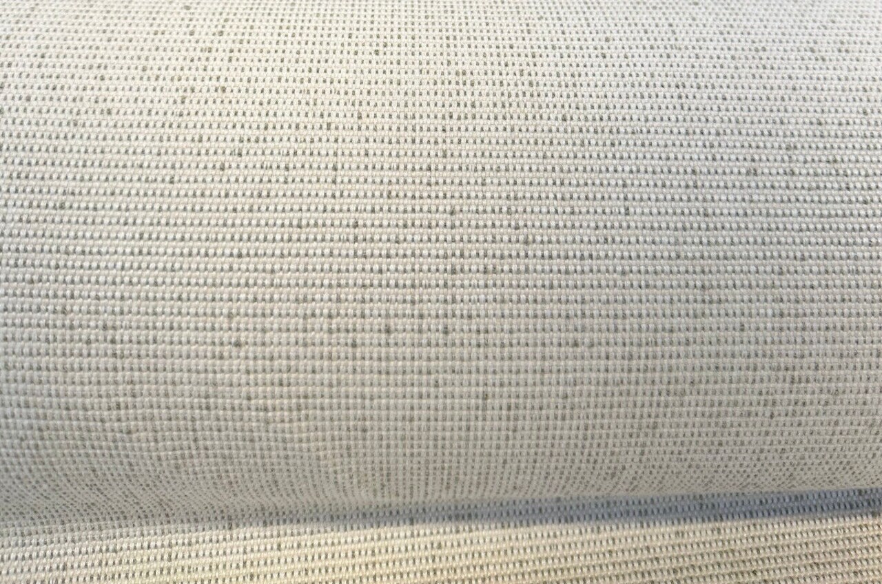 1 Yard Sunbrella Vintage Slub Green Beige Outdoor Upholstery Fabric 57 Inch Width 100% Acrylic